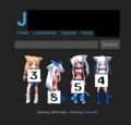 The home page of The Jooru. The name and last part has been censored as the label is the URL for the Jooru and Jassy.