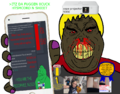 An image created by 0channers accusing the Soyteens of projecting (and being the real peedos I guess).